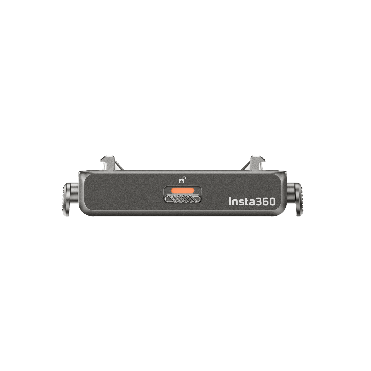 Ultra-thin magnetic quick release mount for Insta360 X5 with secure sliding lock, 1/4” tripod compatibility, designed to stay invisible in 360° shots and enable rapid camera changes.