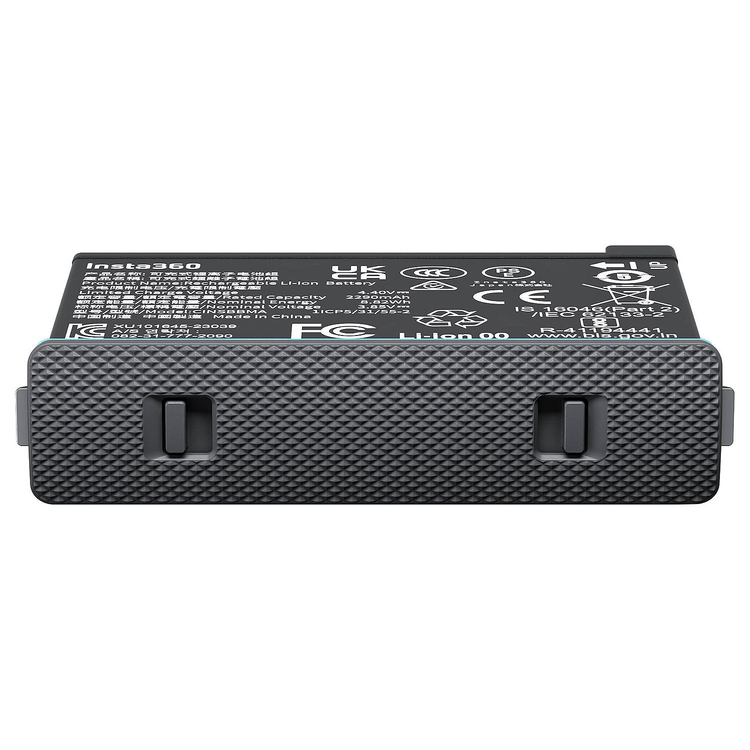 Insta360 X4 2290mAh battery for extended 8K 360° recording.