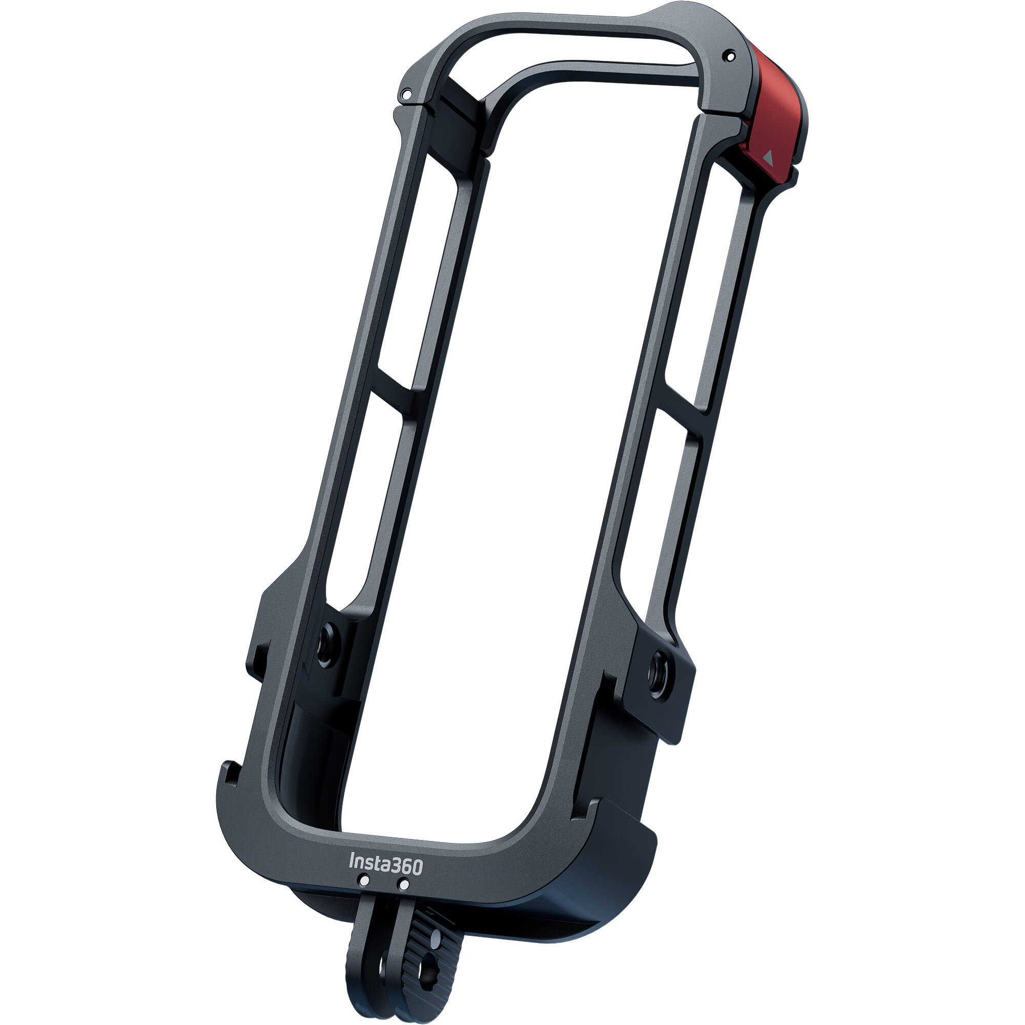 Insta360 Utility Frame for X4 – durable protective housing with cold shoe mounts and folding fingers for mounting accessories on the X4 camera.
