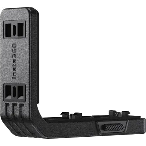 Lightweight all-aluminum alloy mount for Insta360 Ace and Ace Pro that enables quick switching between vertical and horizontal shooting while keeping charging ports and microphones accessible.