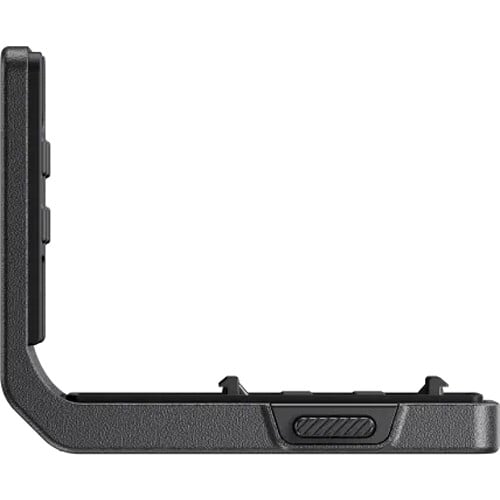 Lightweight all-aluminum alloy mount for Insta360 Ace and Ace Pro that enables quick switching between vertical and horizontal shooting while keeping charging ports and microphones accessible.