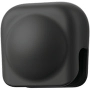 Black square plate on a white background