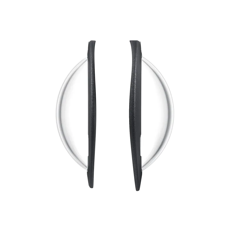 Standard removable lens guards for Insta360 X3 with multi-coated acrylic lenses, twist-off design for tool-free installation, secure locking bases, and clear 360° image protection.