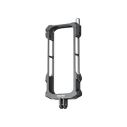 Metal camera frame with 'Insta360' branding on a white background