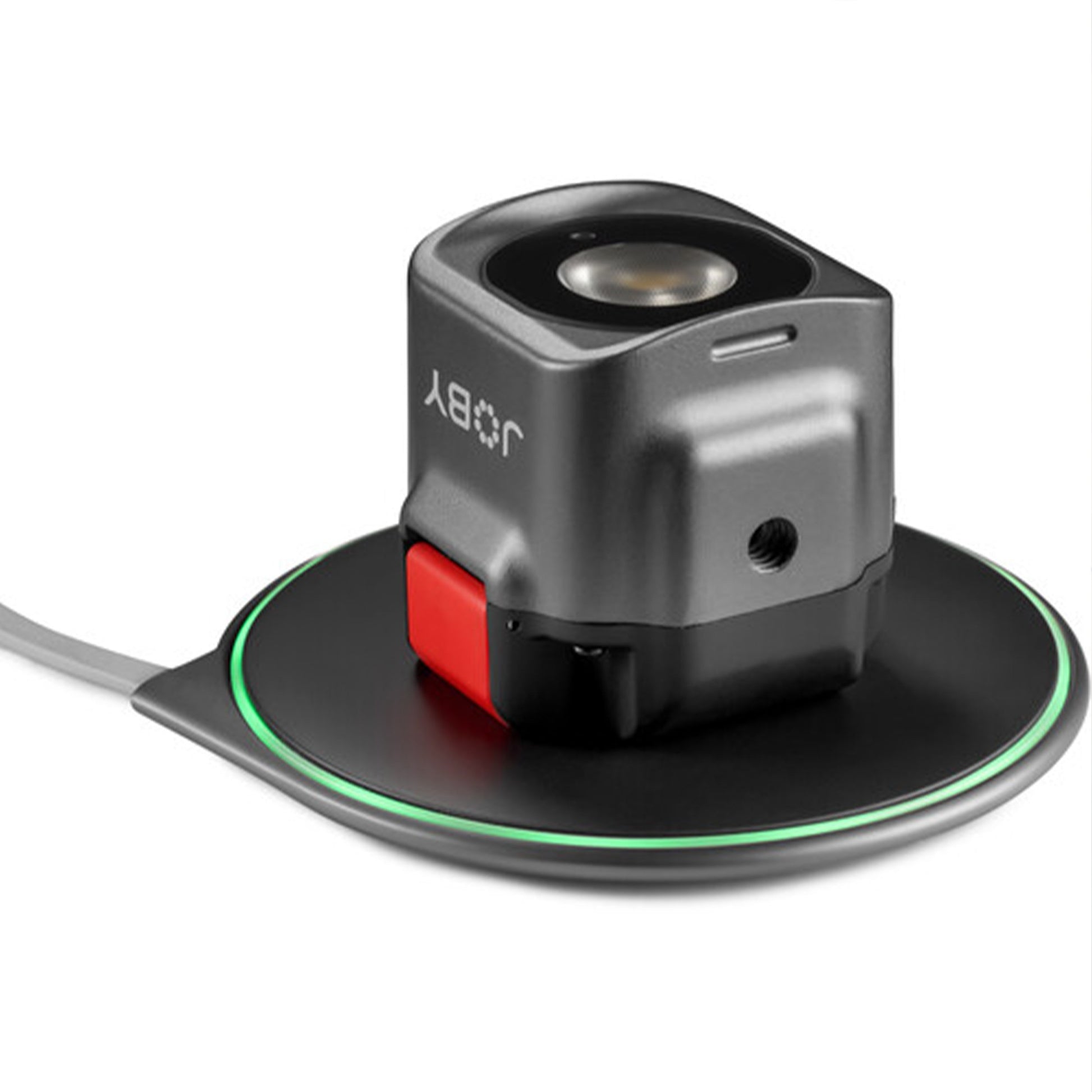 The Joby Beamo LED Light is a compact, professional-grade LED light that is waterproof and shock-resistant, designed to produce flattering skin tones with 1500 lumens of brightness.