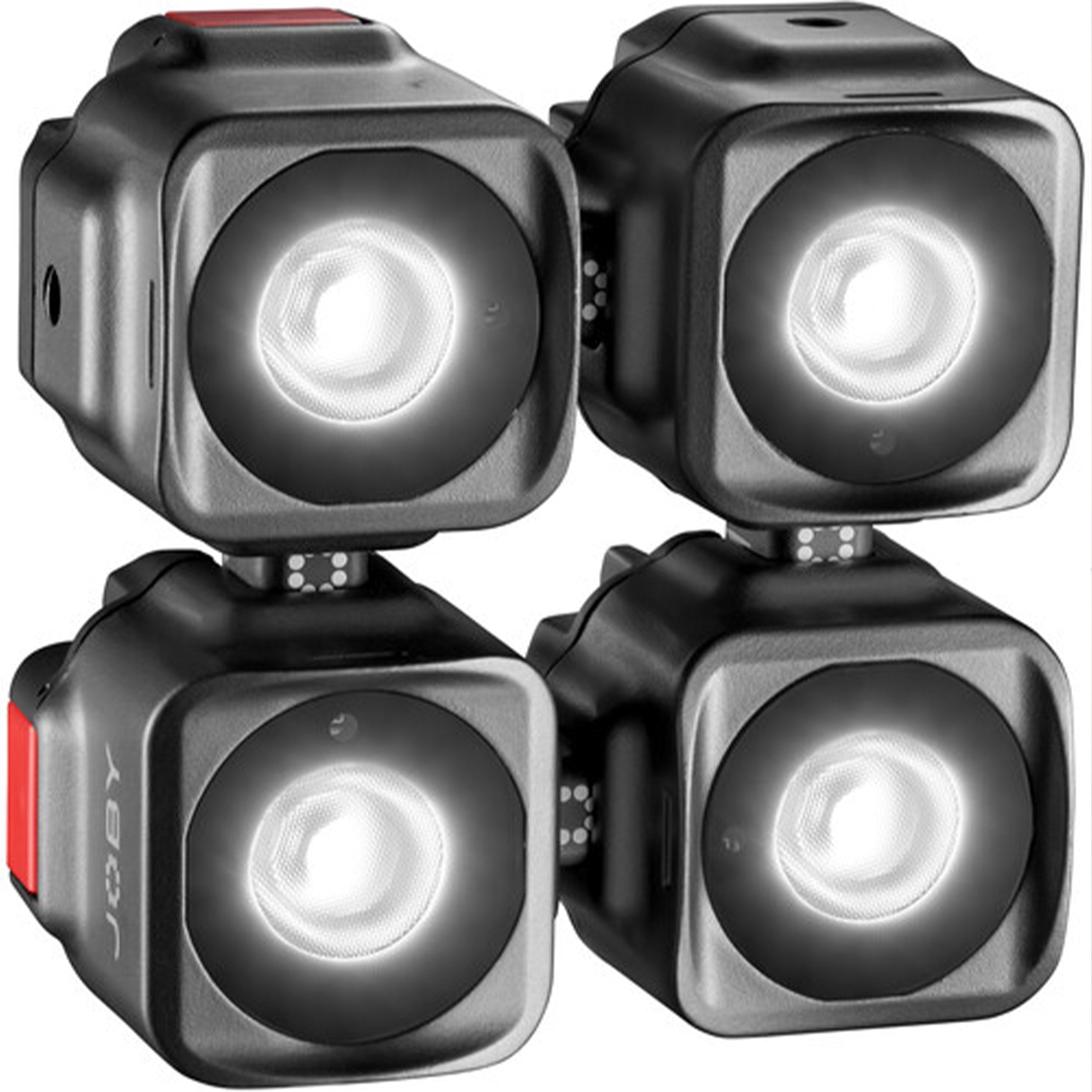 The Joby Beamo LED Light is a compact, professional-grade LED light that is waterproof and shock-resistant, designed to produce flattering skin tones with 1500 lumens of brightness.