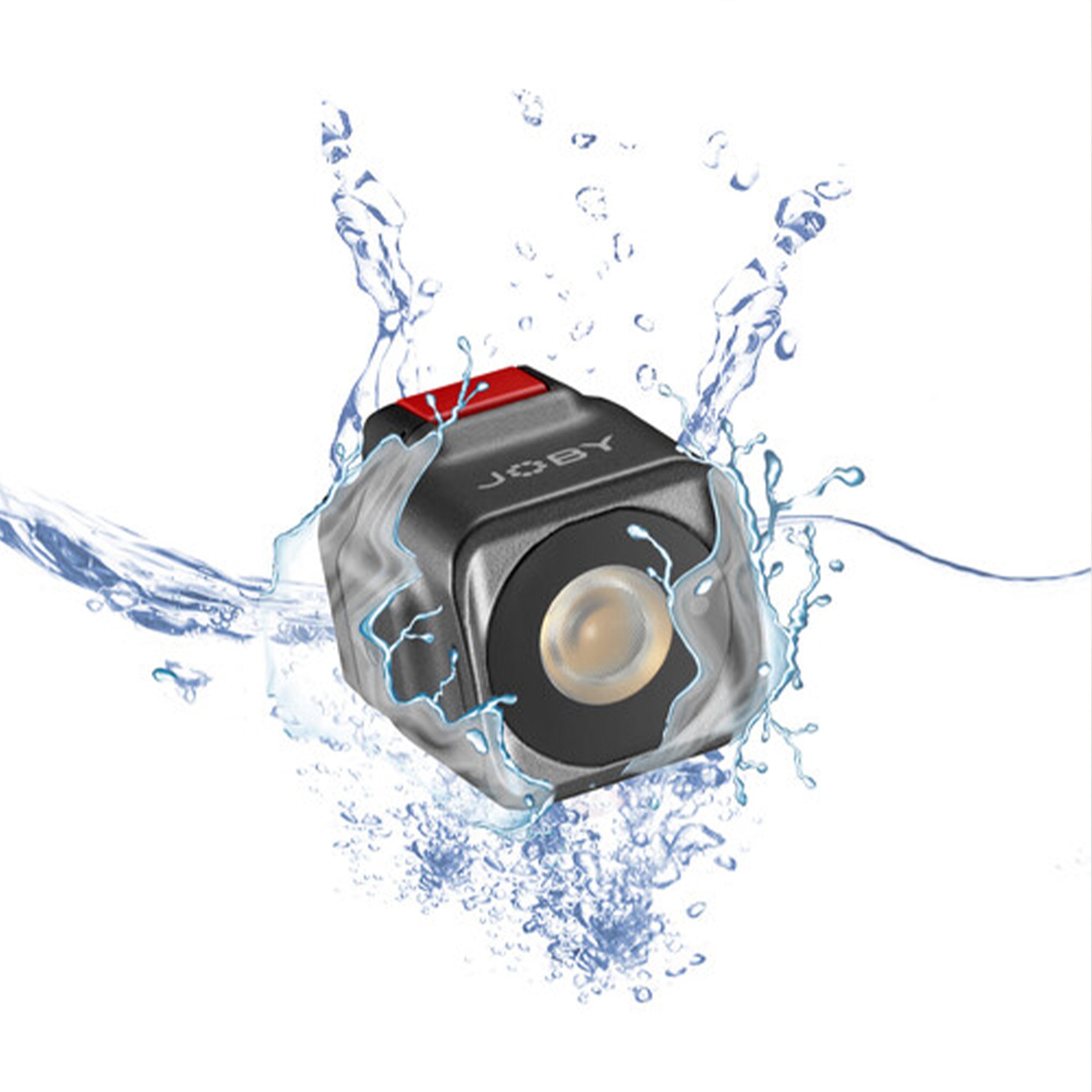 The Joby Beamo LED Light is a compact, professional-grade LED light that is waterproof and shock-resistant, designed to produce flattering skin tones with 1500 lumens of brightness.