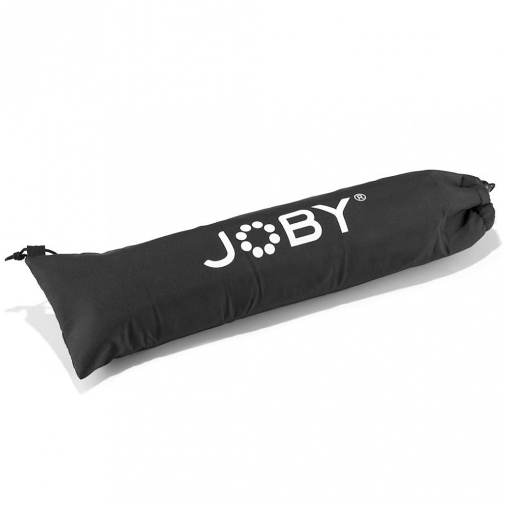 Black bag with 'JOBY' logo on a white background