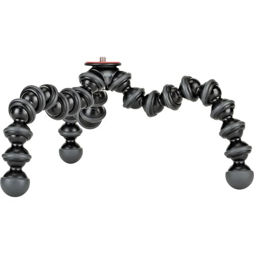 Compact flexible Joby GorillaPod 1K mini tripod with jointed legs and ball head.