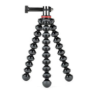 This is a flexible, rugged, high-quality tripod designed and created with action video cameras like the GoPro and comes with a GoPro mount in the box.