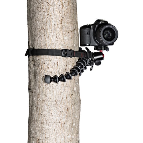 Joby GorillaPod Rig — flexible-legged tripod rig with two articulated accessory arms, cold‑shoe and GoPro mounts.
