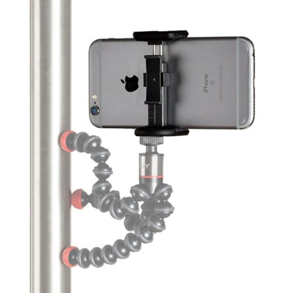 The Joby GripTight ONE Mount for Smartphones is a flexible phone holder for taking the best photos and videos with your camera phone.