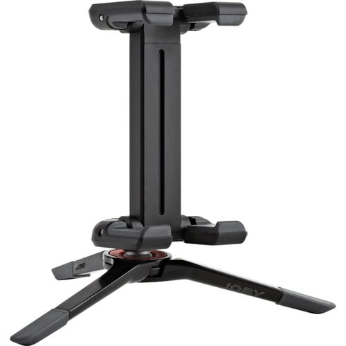 The Joby GripTight ONE Micro Stand is a portable smartphone tripod that is easy to set up small enough to fit in your pocket. It fits small and large phones.