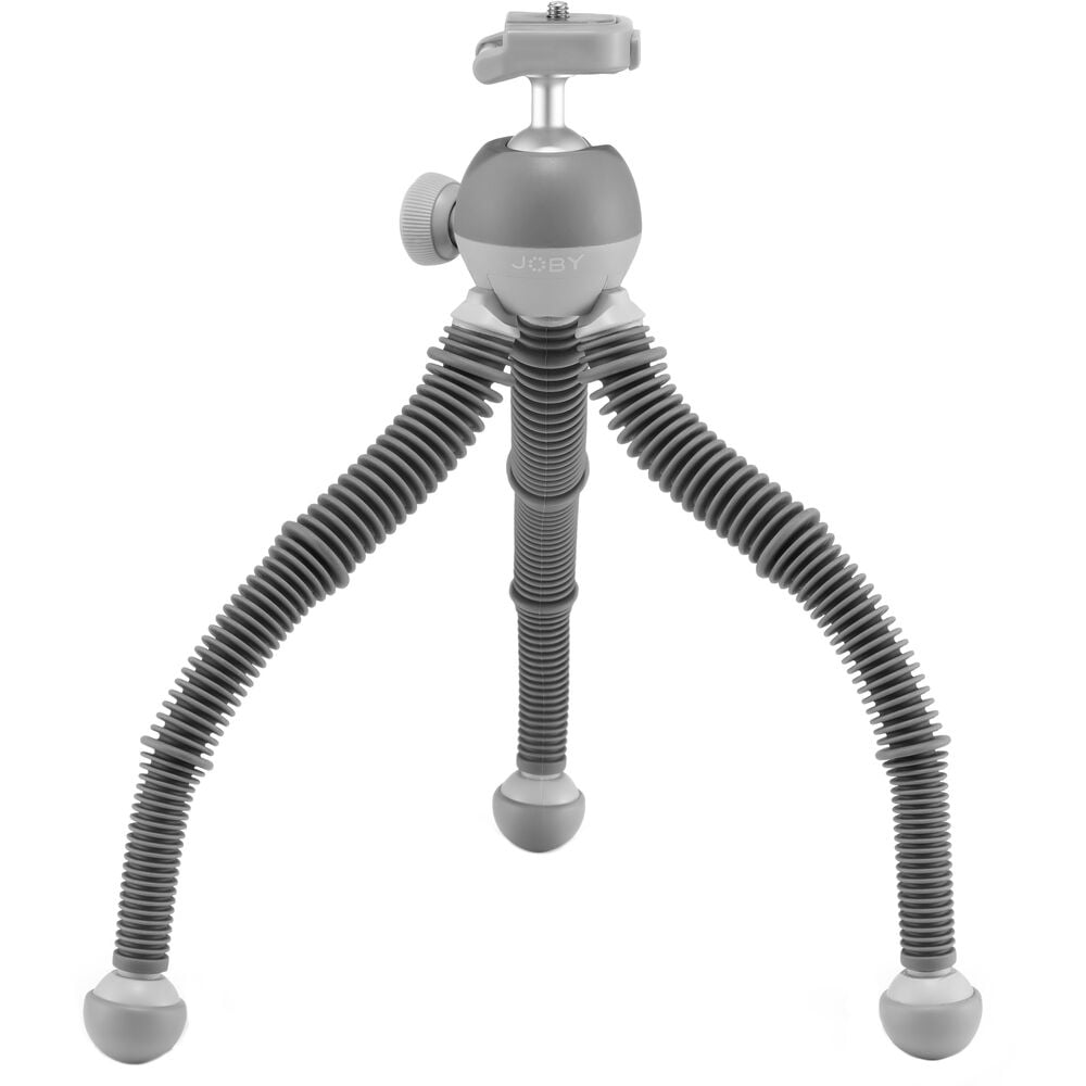 The durable aluminium Joby Podzilla Tripod is designed for content creators who can now achieve a stable, level platform to record, even on uneven terrain.