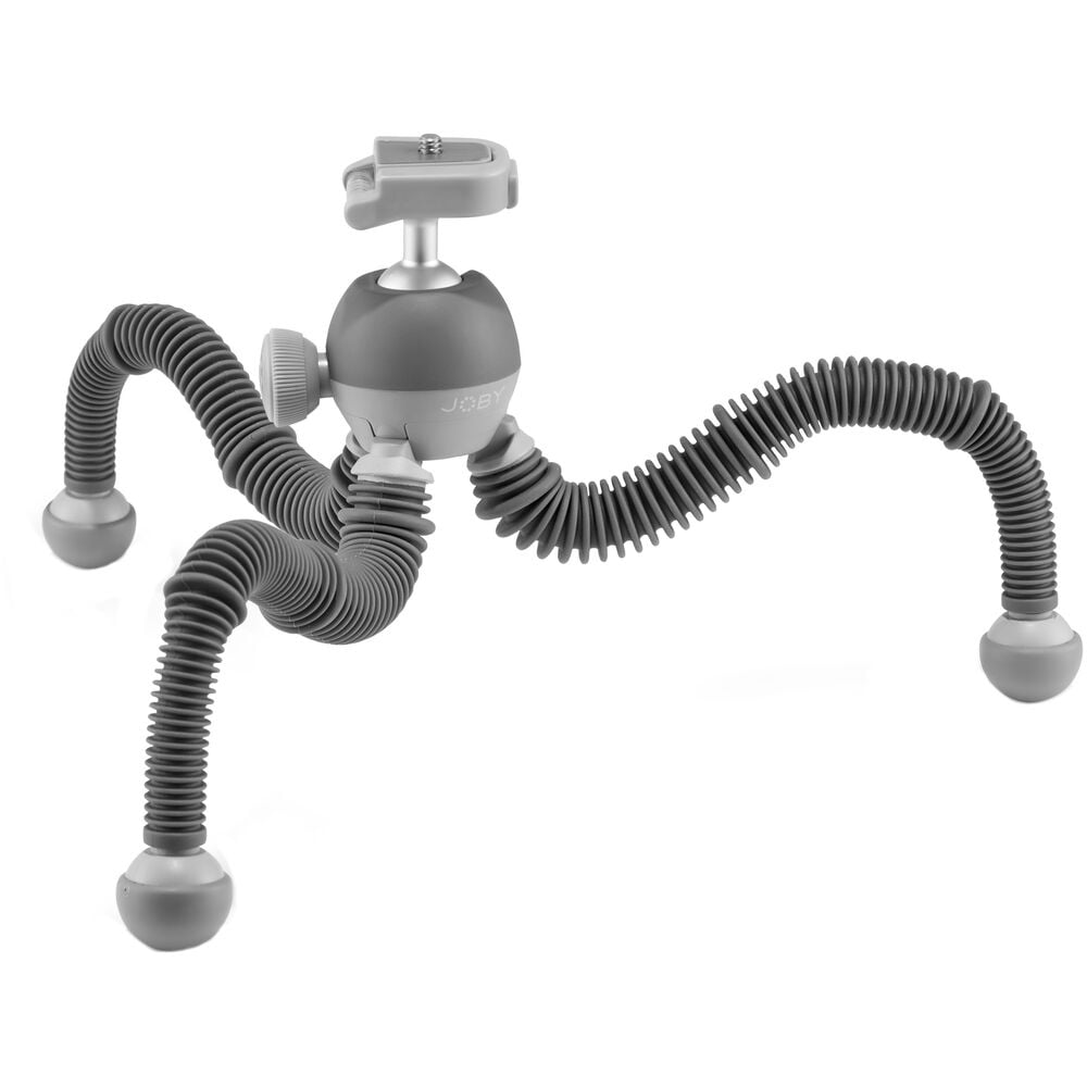 The durable aluminium Joby Podzilla Tripod is designed for content creators who can now achieve a stable, level platform to record, even on uneven terrain.