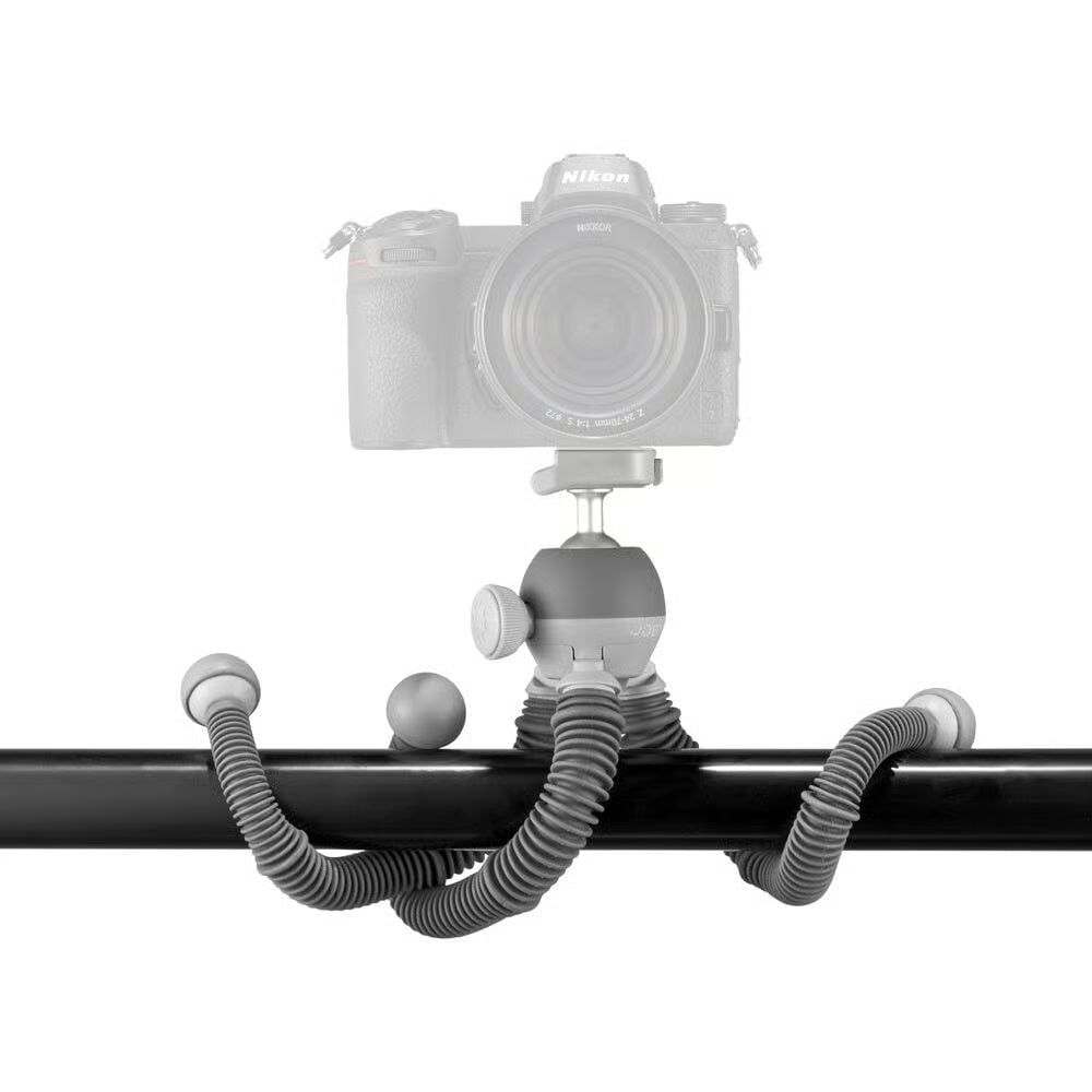 The durable aluminium Joby Podzilla Tripod is designed for content creators who can now achieve a stable, level platform to record, even on uneven terrain.