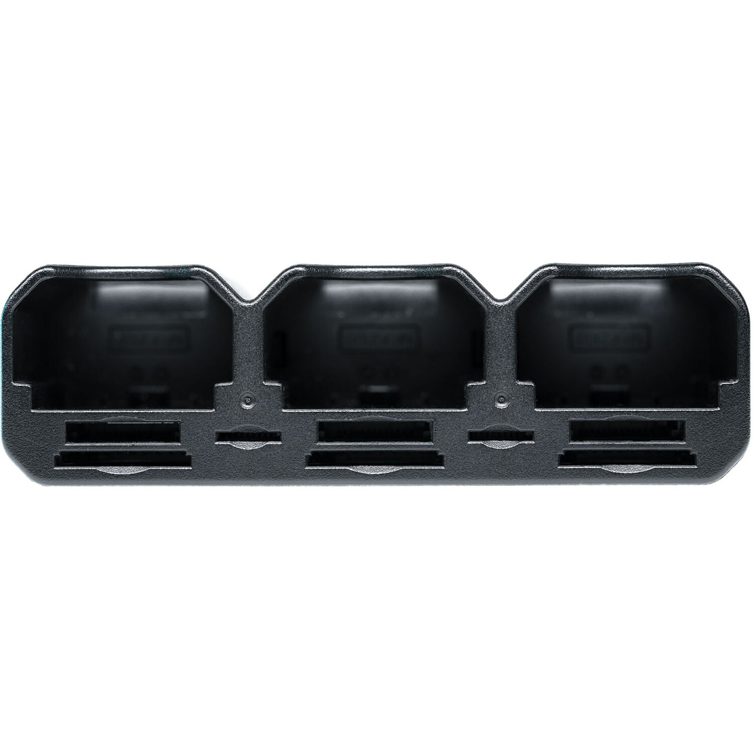 The Jupio Tri-Charge swiftly charges three Nikon EN-EL15 batteries, included is a USB-C cable for quick charging.