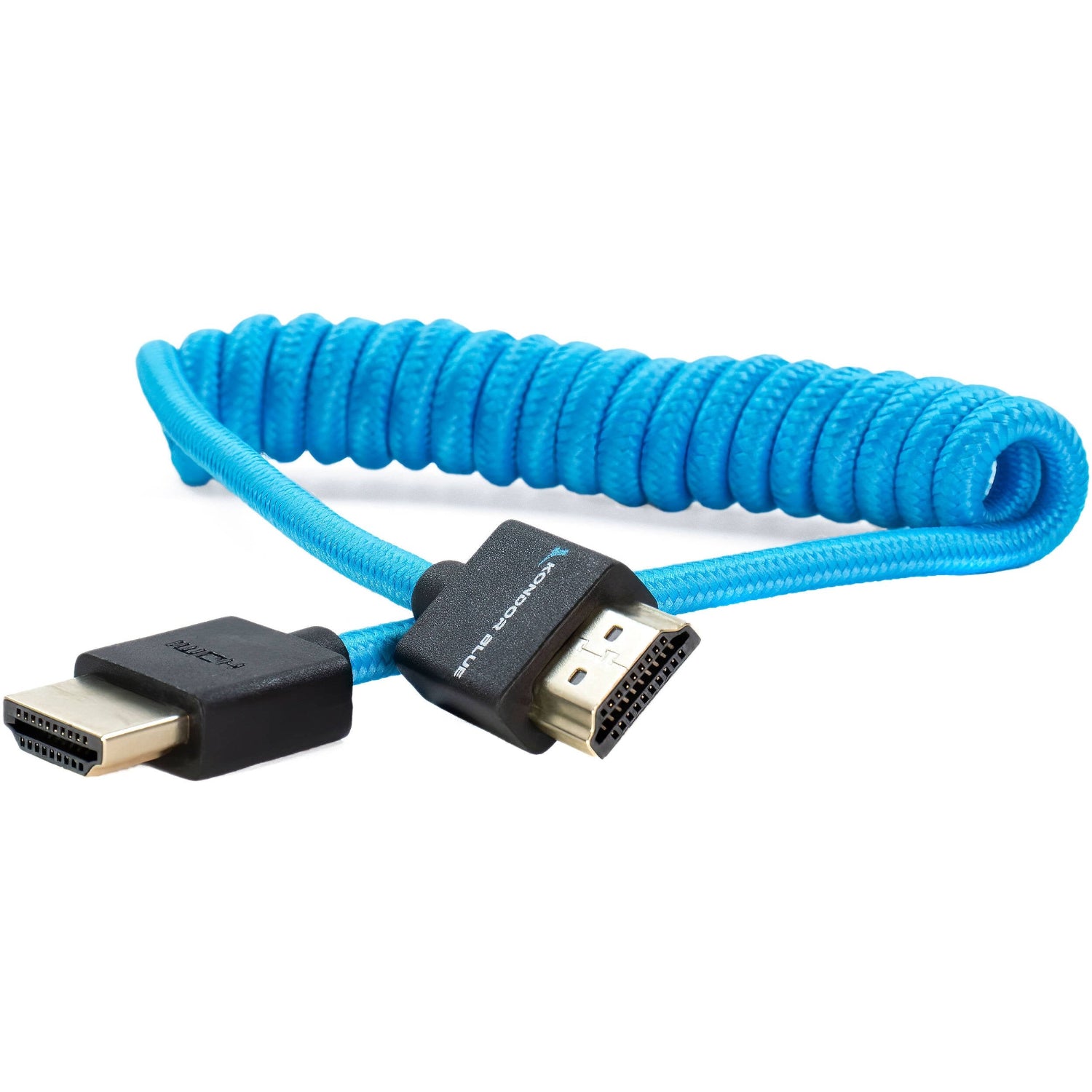 Connect your camera to your on-camera monitor with the coiled full HDMI cable. Tangle-free, the cable extends up to 61cm and supports 4K60. 