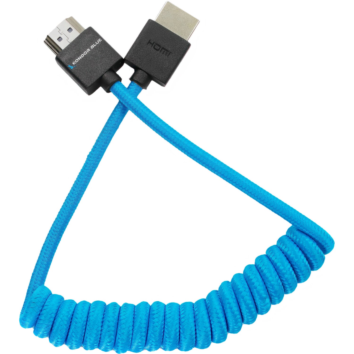 Connect your camera to your on-camera monitor with the coiled full HDMI cable. Tangle-free, the cable extends up to 61cm and supports 4K60. 