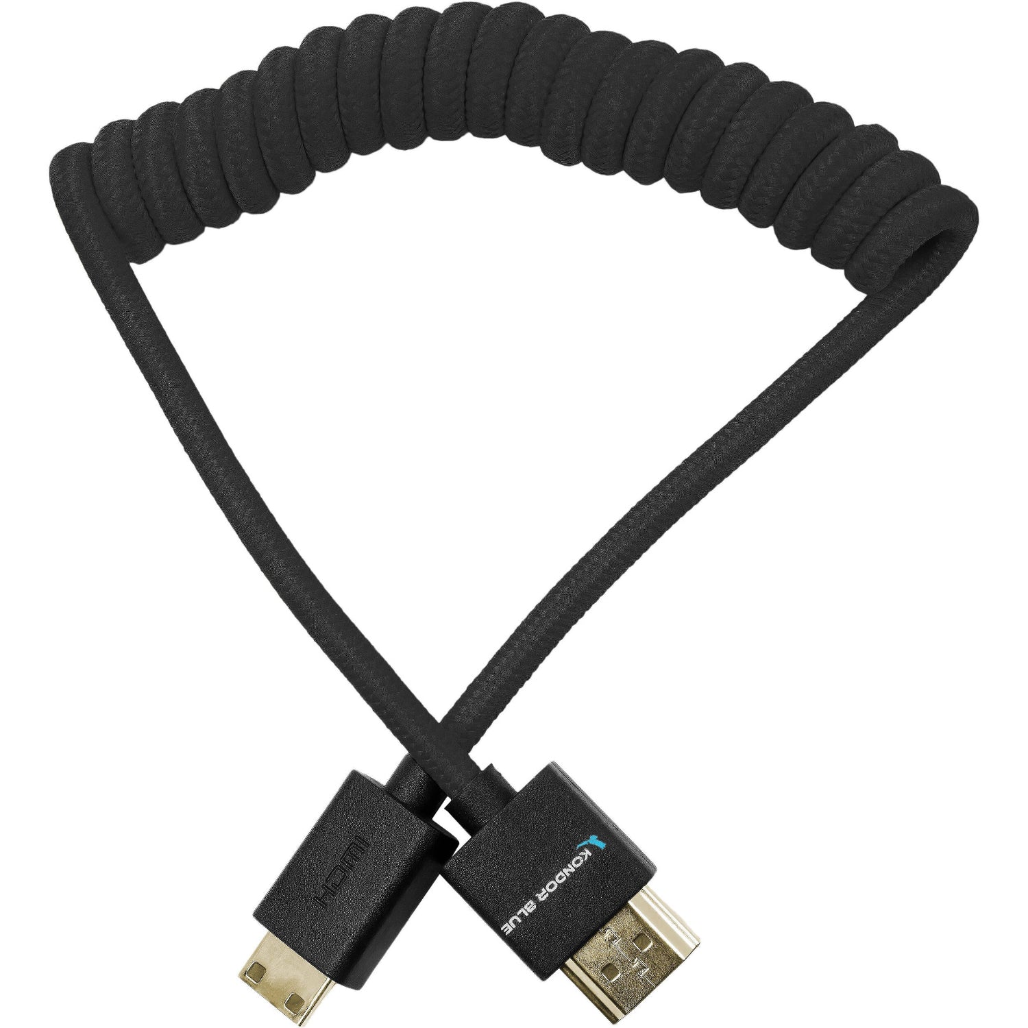 Equip yourself with the mini-HDMI to HDMI Cable. Featuring premium-quality connectors and a coiled design for neater cable management.