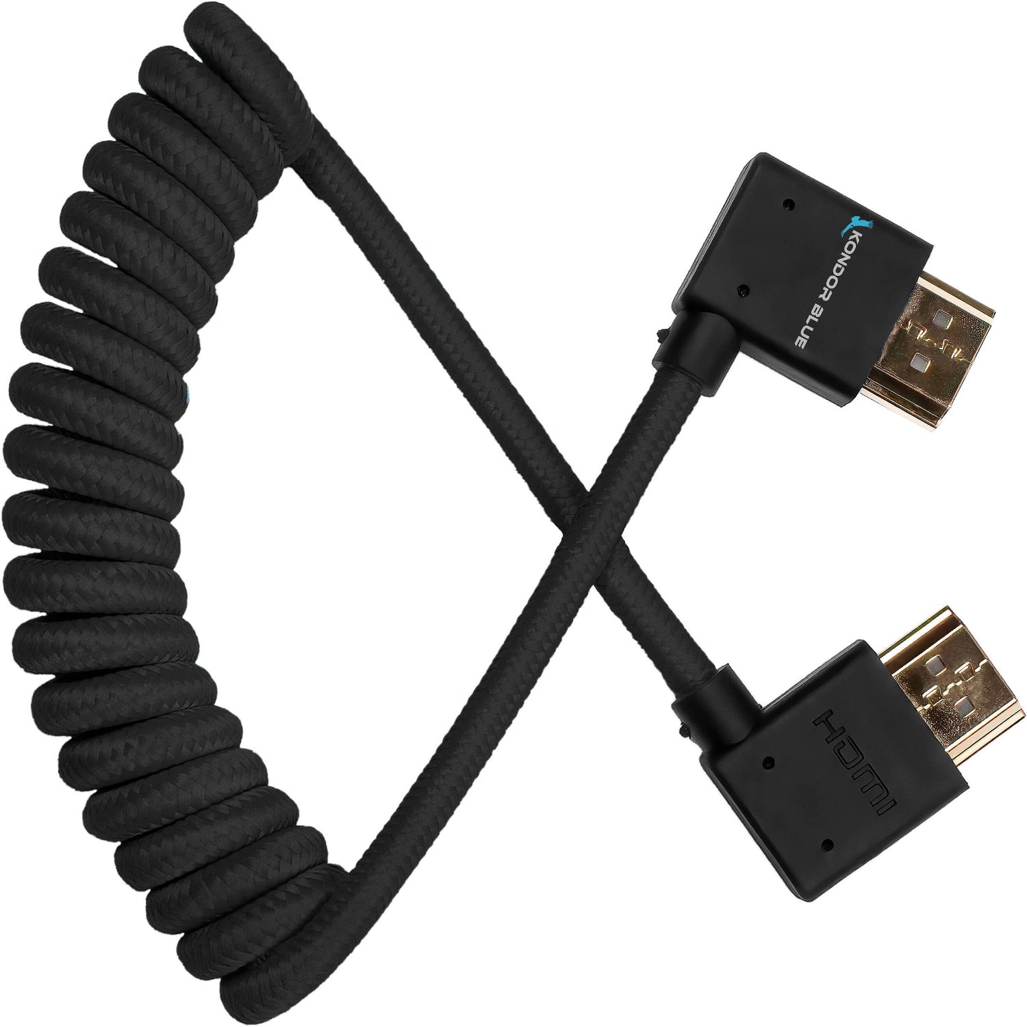 Stay organised with the Coiled HDMI Type A Right Angle Cable. Compatible with 4K60 and 18Gb/s speed for premium video and audio signals. 