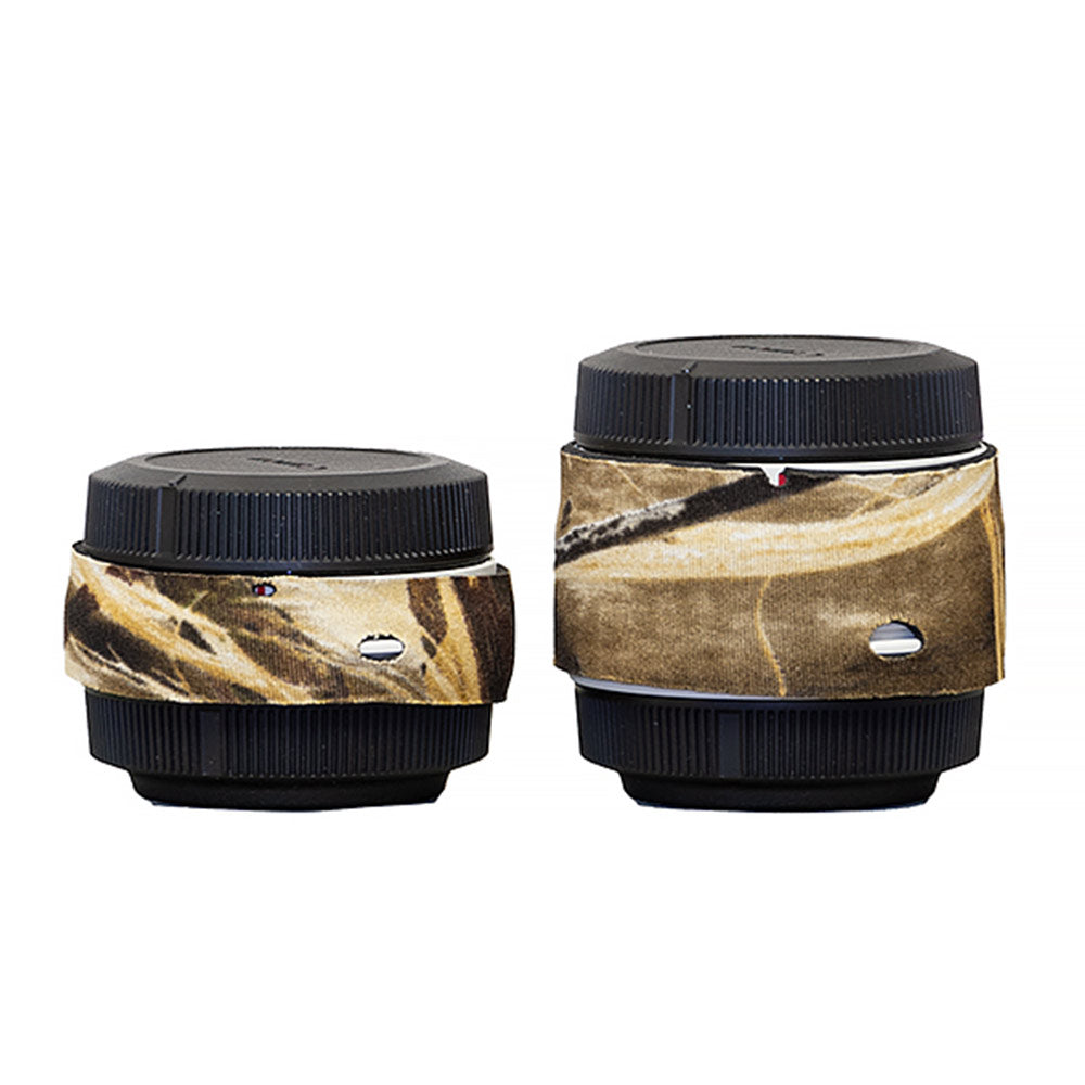 LensCoat neoprene protective cover for Canon RF Extender Set, offering protection and camouflage.