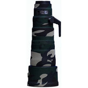 Camouflage-patterned monocular telescope on a white background