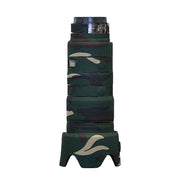 Camouflage-patterned bottle holder on a white background