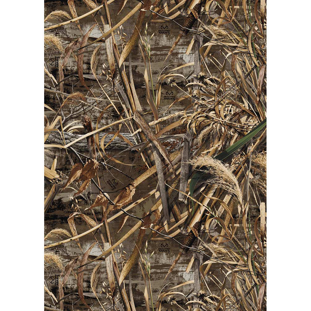 LensCoat Realtree Max5 camo cover for Sony FE 400-800mm lens with clear control windows.