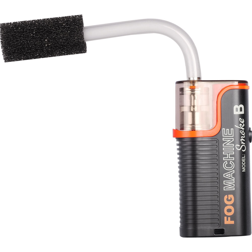 Lensgo handheld fog machine smoke B model, compact portable fogger for visual effects in photography and video.