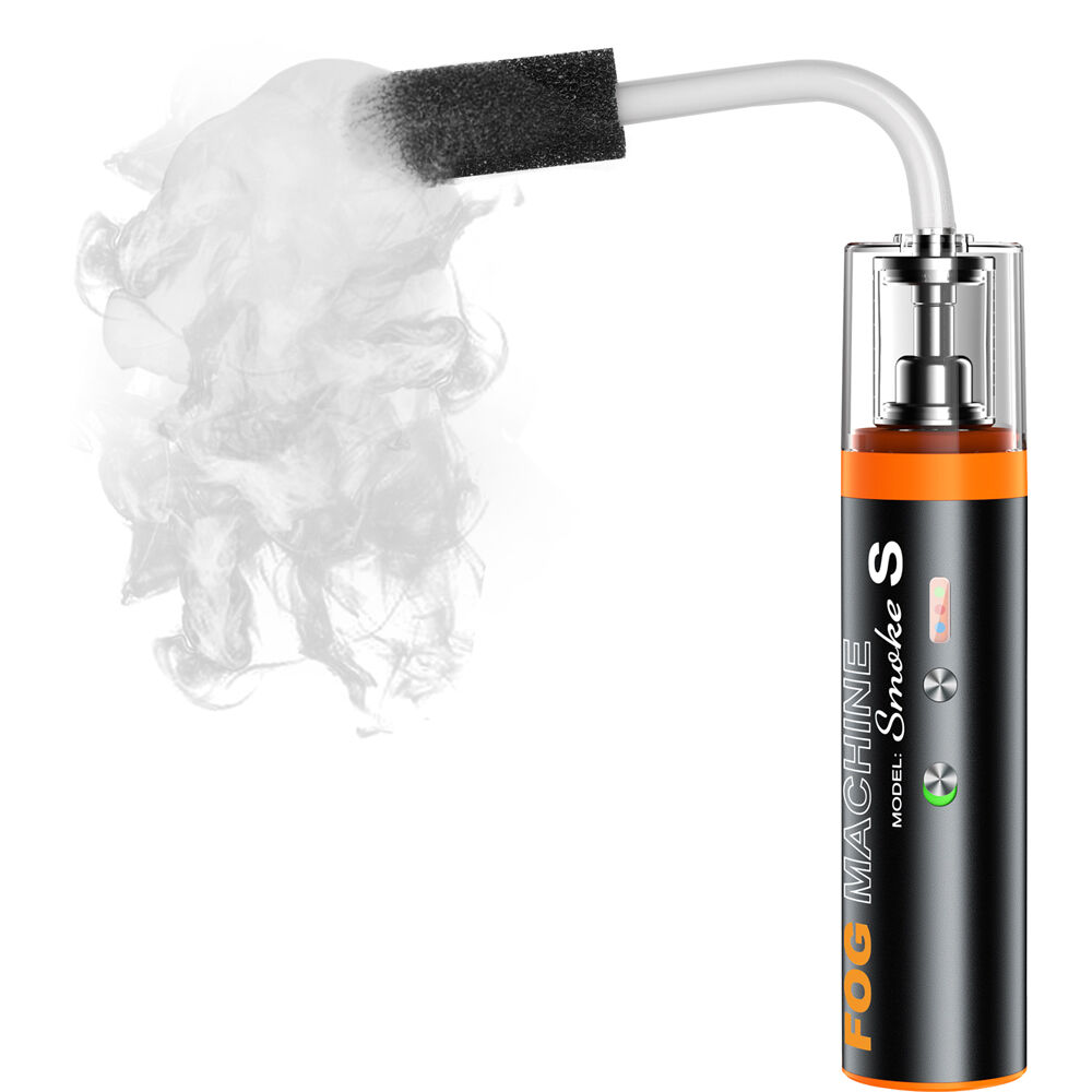 Lensgo handheld fog machine smoke S model, portable fogger for photo and video effects.