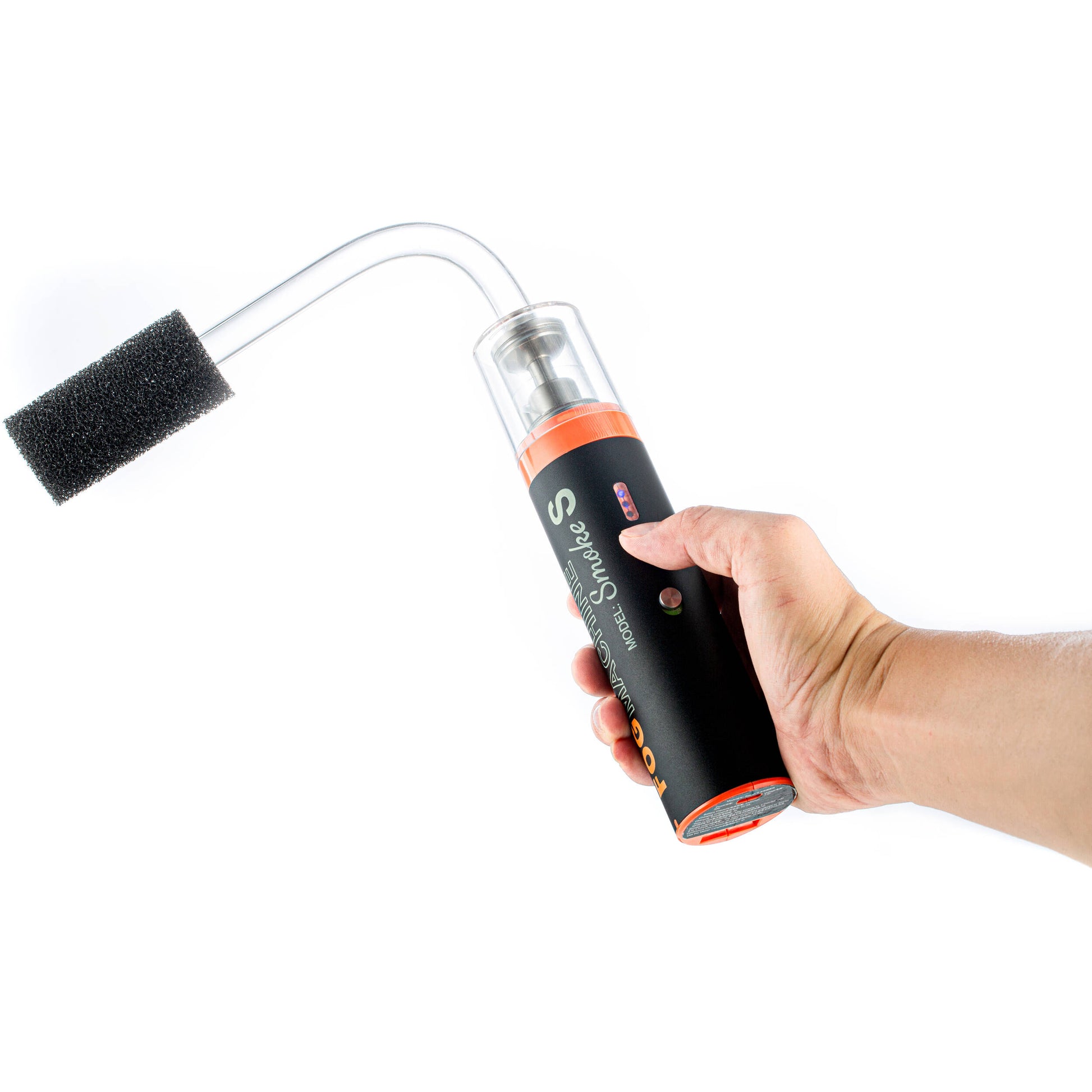 Lensgo handheld fog machine smoke S model, portable fogger for photo and video effects.