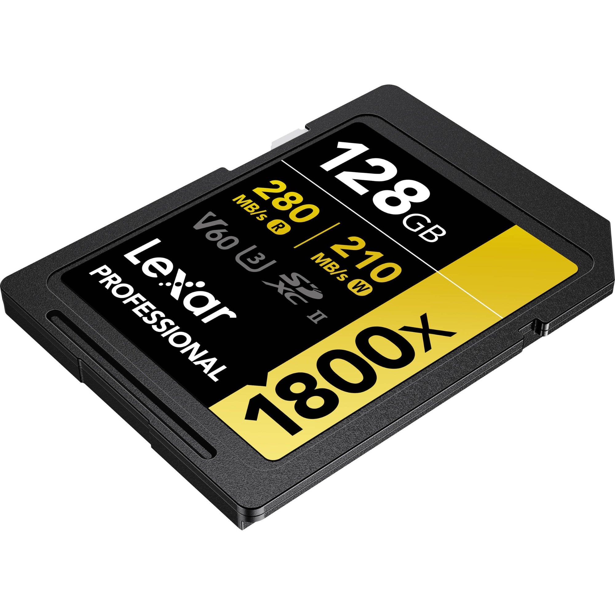 Enjoy a super-fast read speed of 280MB/s with the Lexar 128GB Professional 1800x UHS-II Memory Card. A great addition to your kit and for post-production.