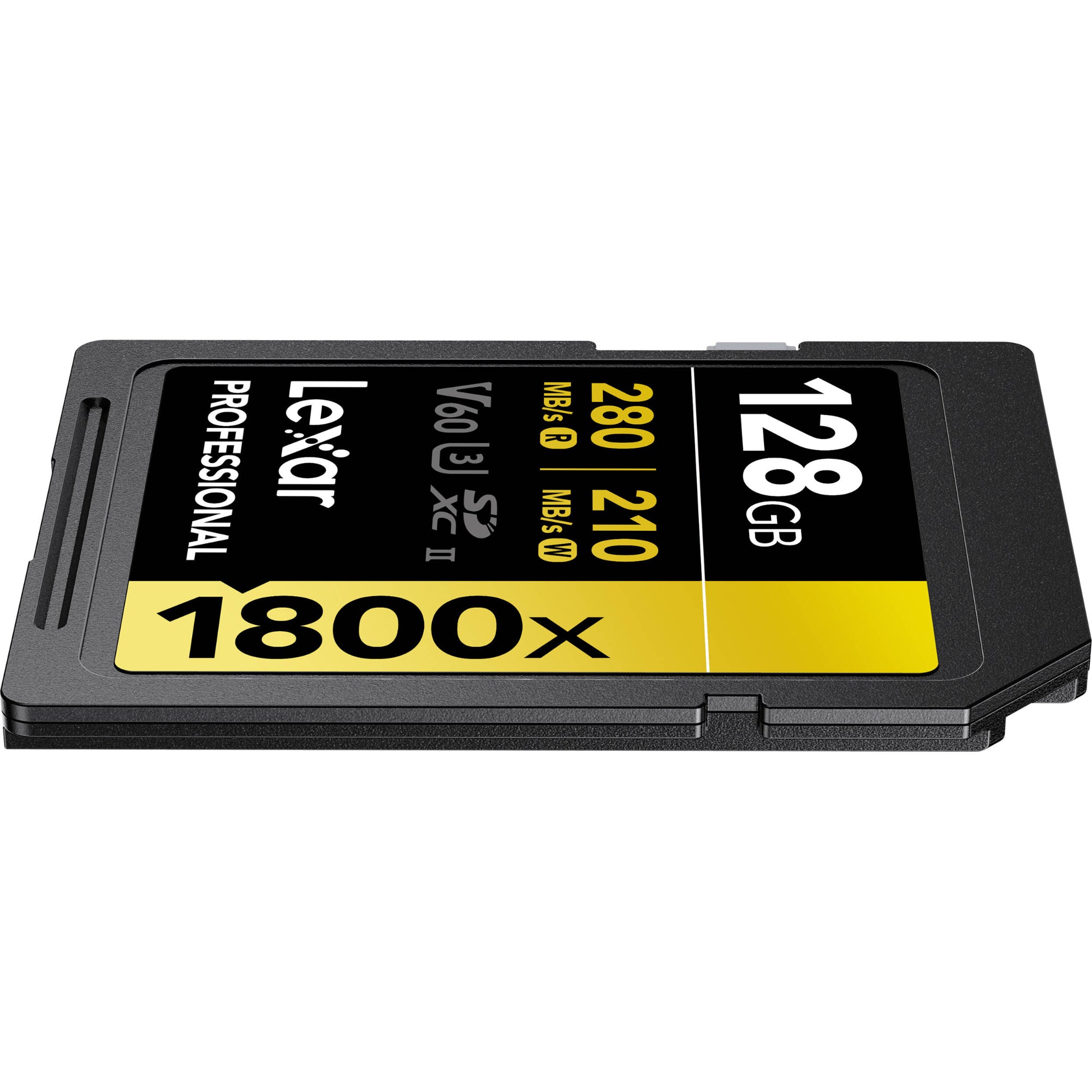 Enjoy a super-fast read speed of 280MB/s with the Lexar 128GB Professional 1800x UHS-II Memory Card. A great addition to your kit and for post-production.