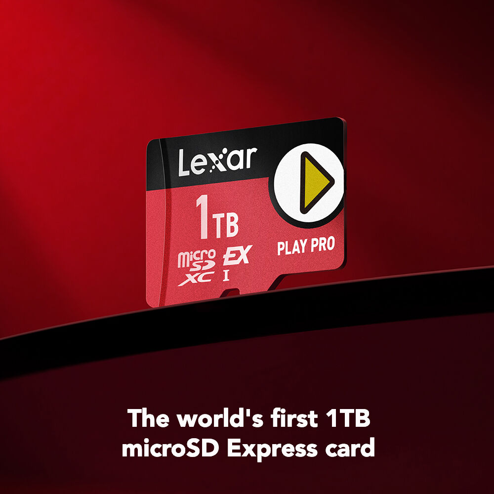 High speed Lexar PLAY PRO microSDXC Express Card