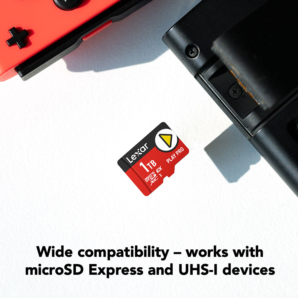 High speed Lexar PLAY PRO microSDXC Express Card