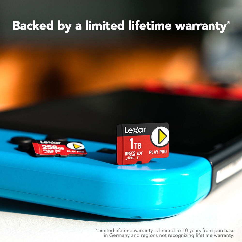 High speed Lexar PLAY PRO microSDXC Express Card