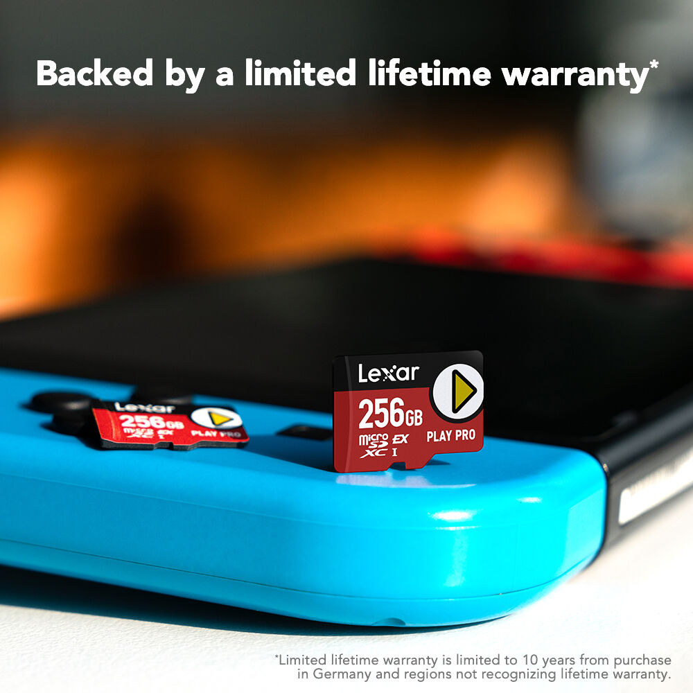 High speed Lexar PLAY PRO microSDXC Express Card