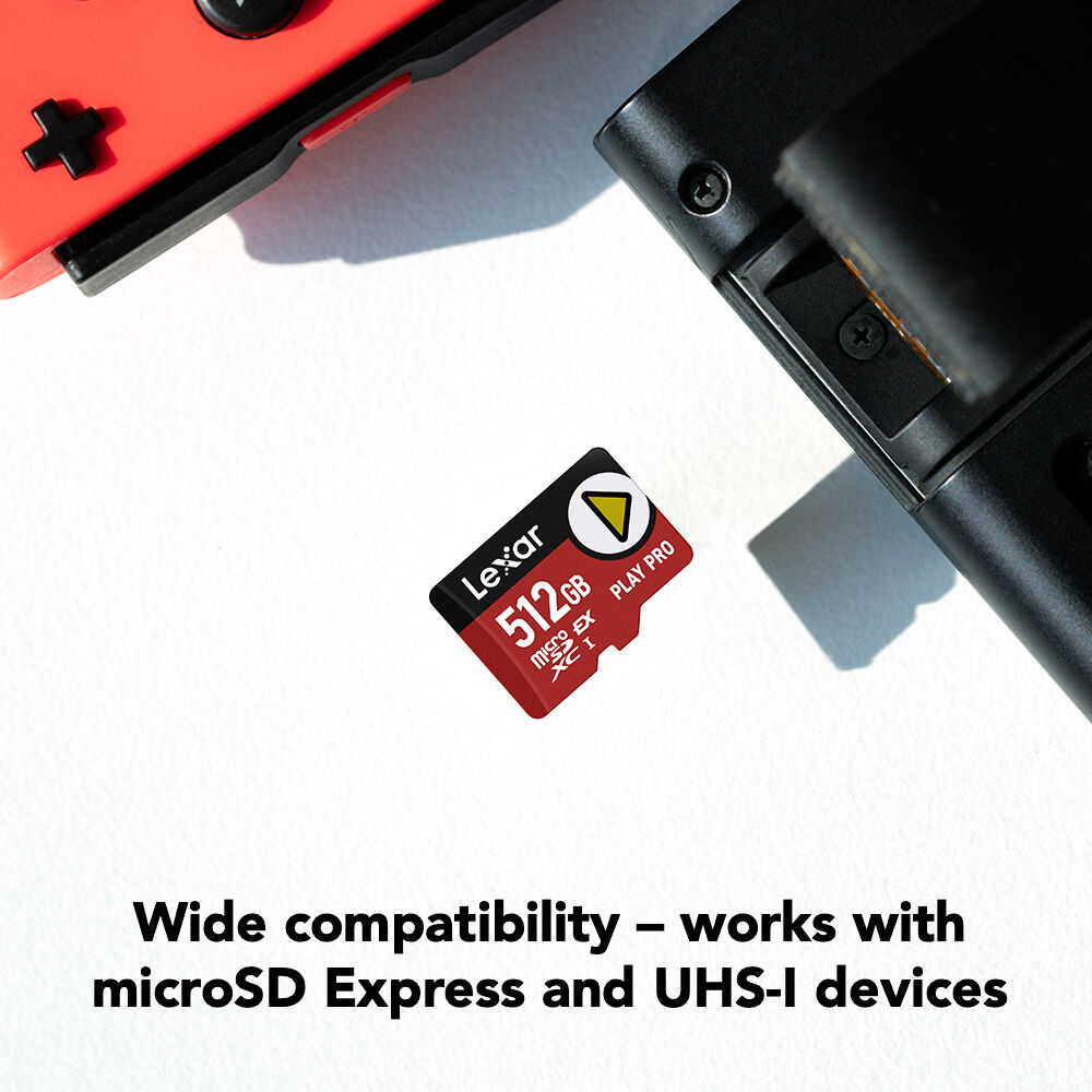 High speed Lexar PLAY PRO microSDXC Express Card