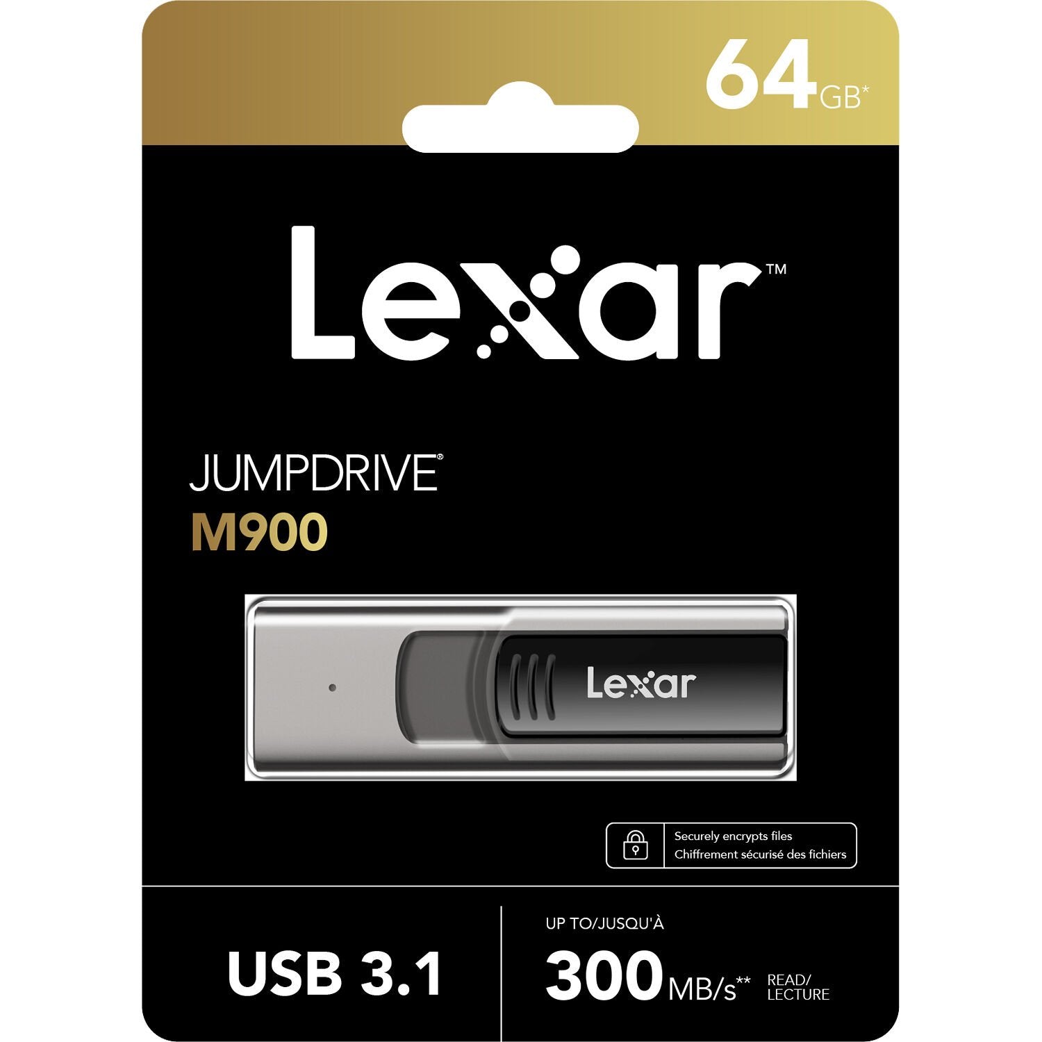 Have your essential data everywhere you go with the Lexar USB Flash drive. Features a strong metal design to maximize protection