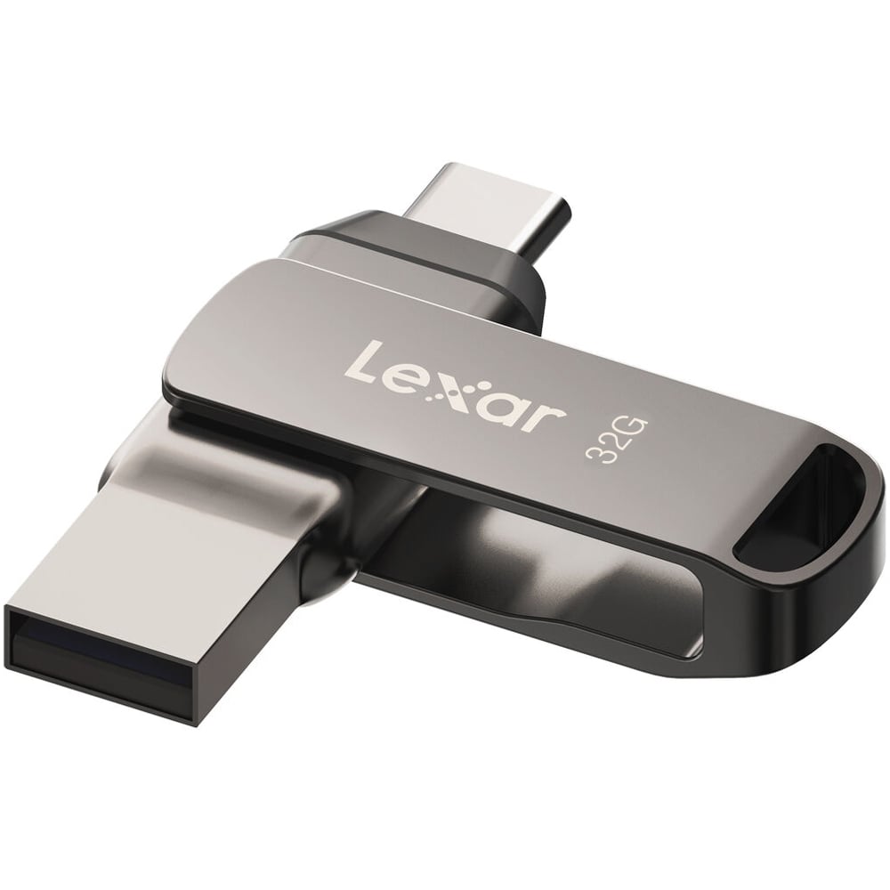 Lexar JumpDrive Dual Drive D400 USB 3.1 Type-C (32GB) – versatile, high-speed storage for USB-C and USB-A devices.
