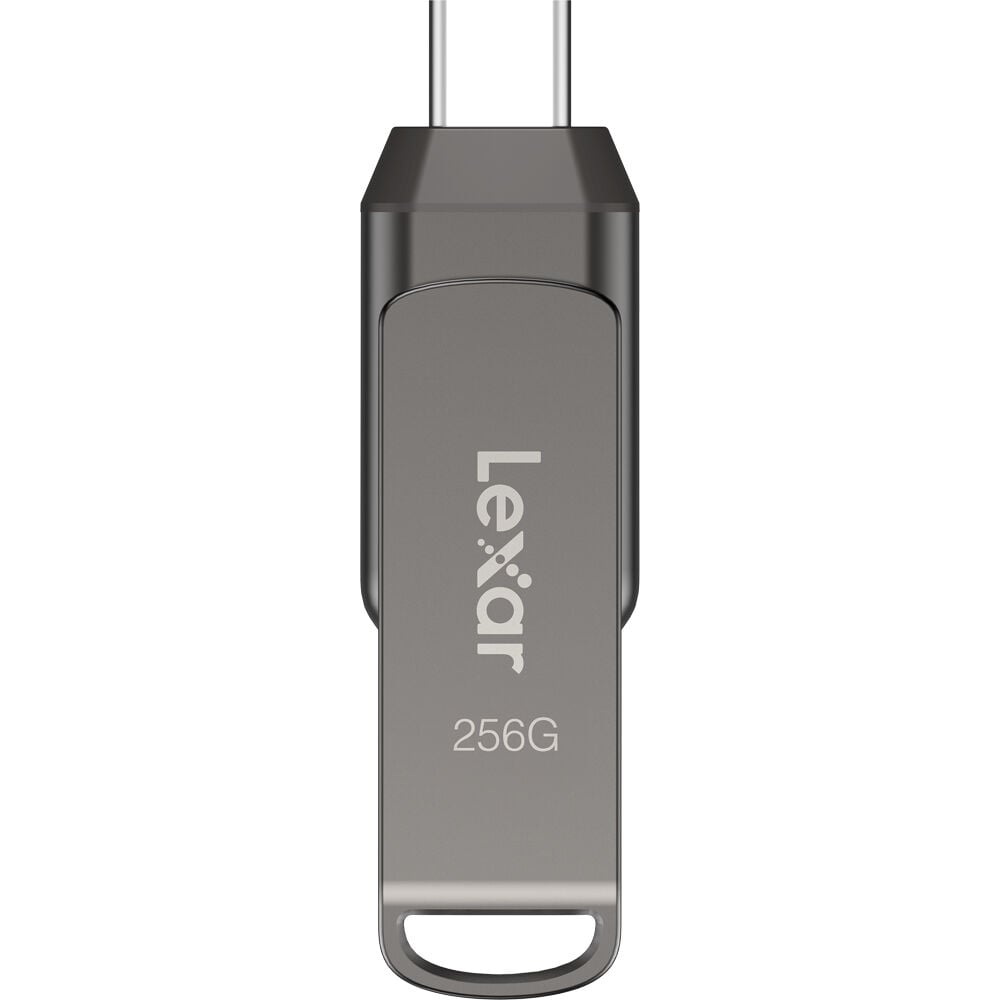 Lexar JumpDrive Dual Drive D400 USB 3.1 Type-C (256GB) – high-capacity, dual-interface storage for seamless transfers between USB-C and USB-A devices.