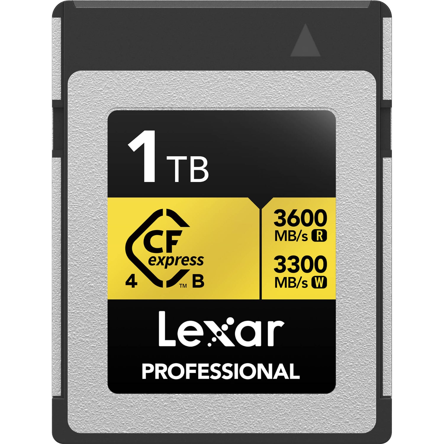 Maximise your professional workflow with the Lexar CFexpress 4.0 Type B 1TB card, compatible with the Lexar CFexpress 4.0 Card Reader for seamless transfers.