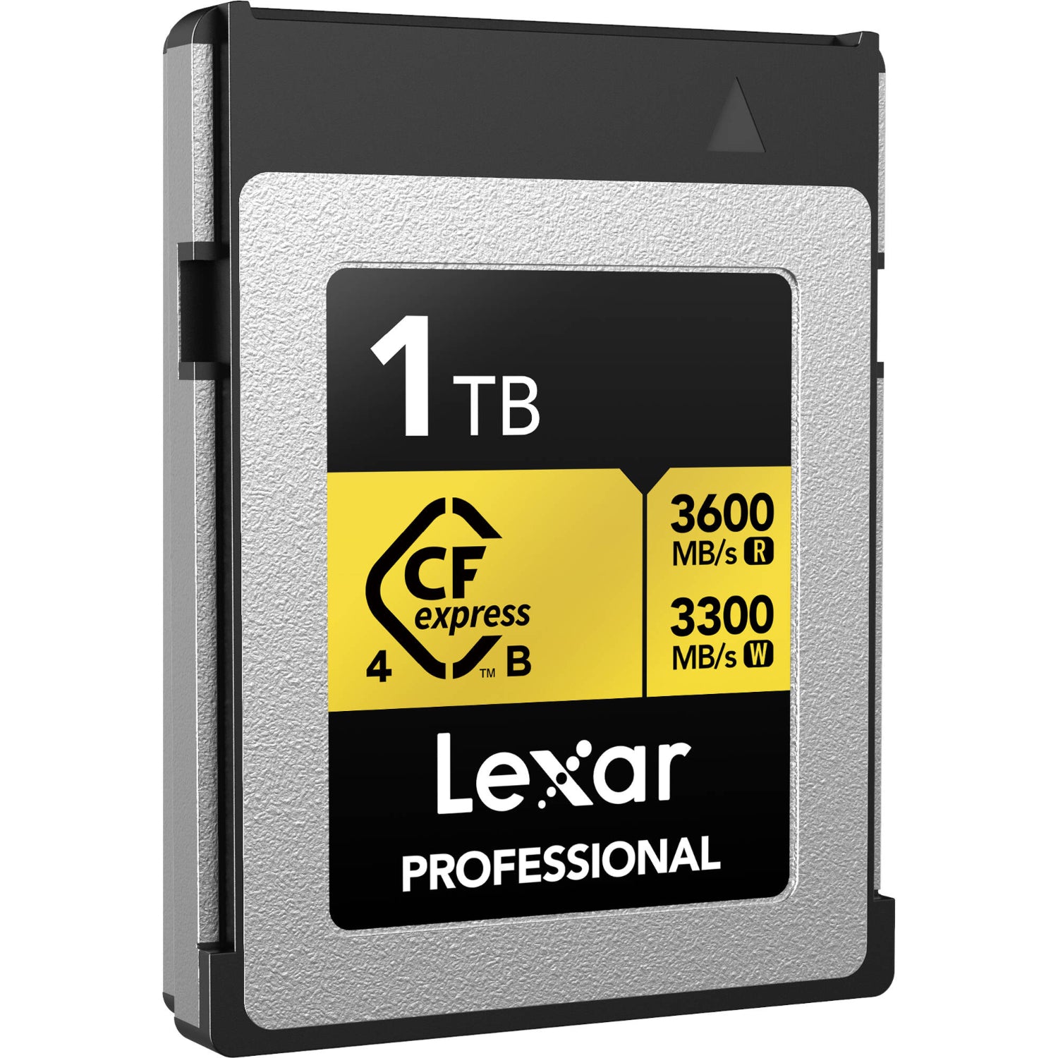 Maximise your professional workflow with the Lexar CFexpress 4.0 Type B 1TB card, compatible with the Lexar CFexpress 4.0 Card Reader for seamless transfers.