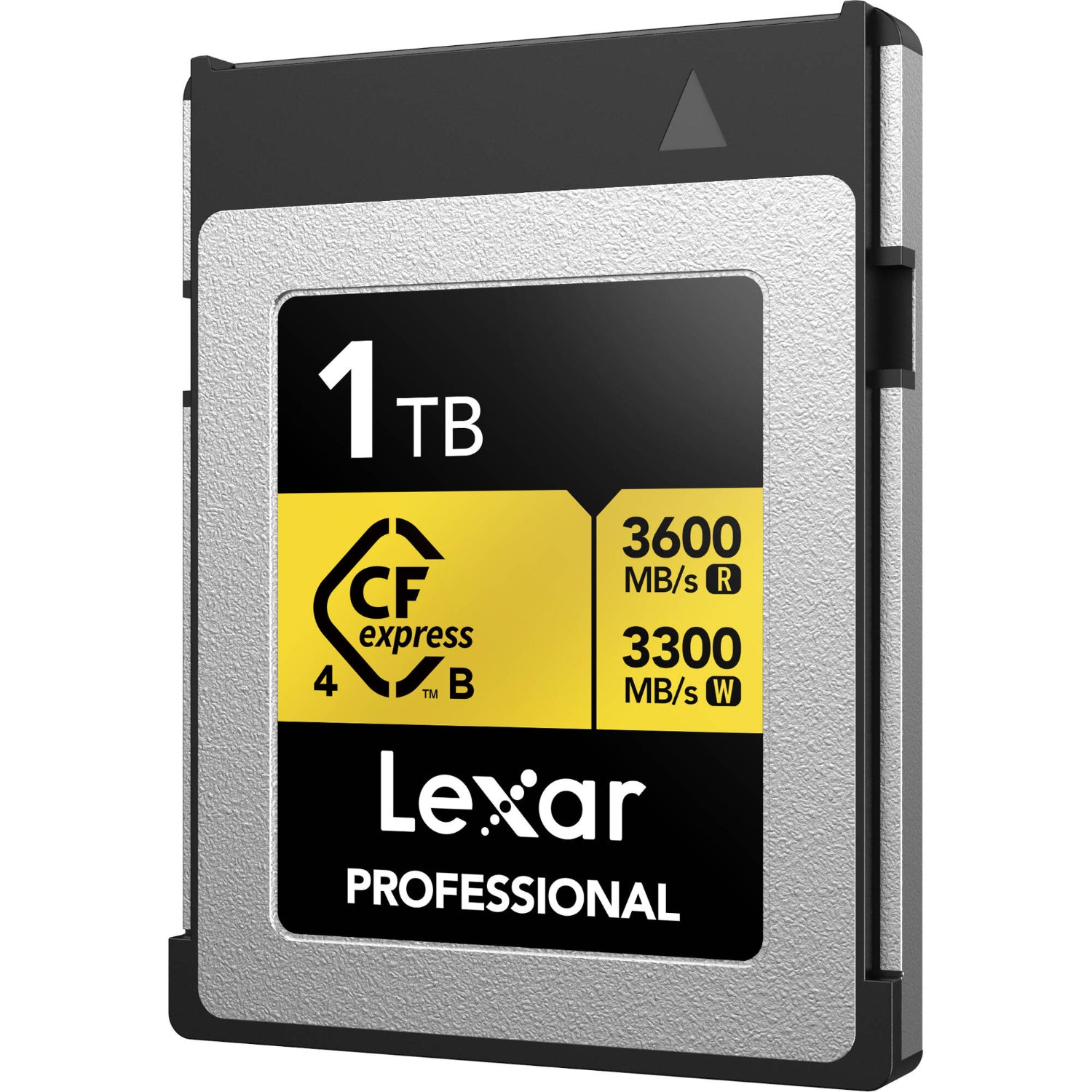 Maximise your professional workflow with the Lexar CFexpress 4.0 Type B 1TB card, compatible with the Lexar CFexpress 4.0 Card Reader for seamless transfers.