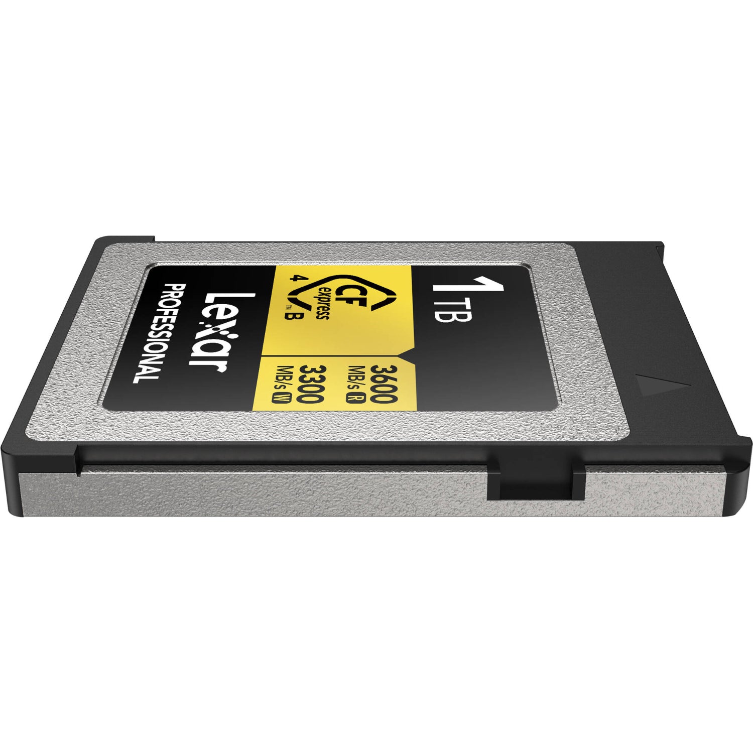 Maximise your professional workflow with the Lexar CFexpress 4.0 Type B 1TB card, compatible with the Lexar CFexpress 4.0 Card Reader for seamless transfers.