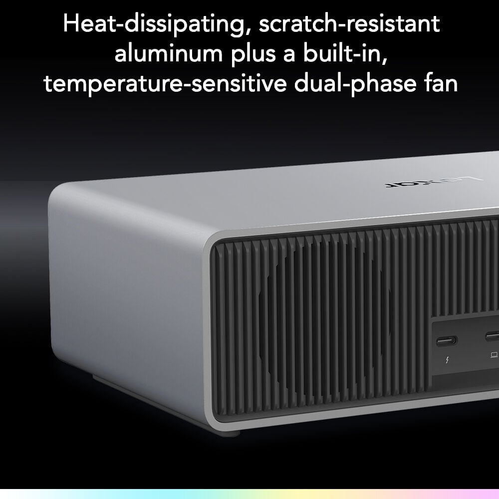 The Lexar Professional Workflow Dock delivers lightning-fast 40Gb/s Thunderbolt 4 connectivity for seamless and high-speed data transfer.