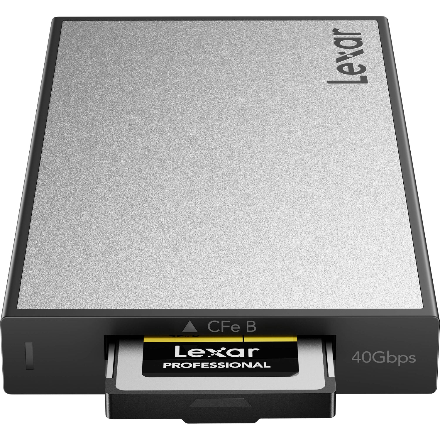 Designed for seamless workflow efficiency, the Lexar CFexpress 4.0 Type B Card Reader features 40Gb/s speeds and a scratch-resistant build.