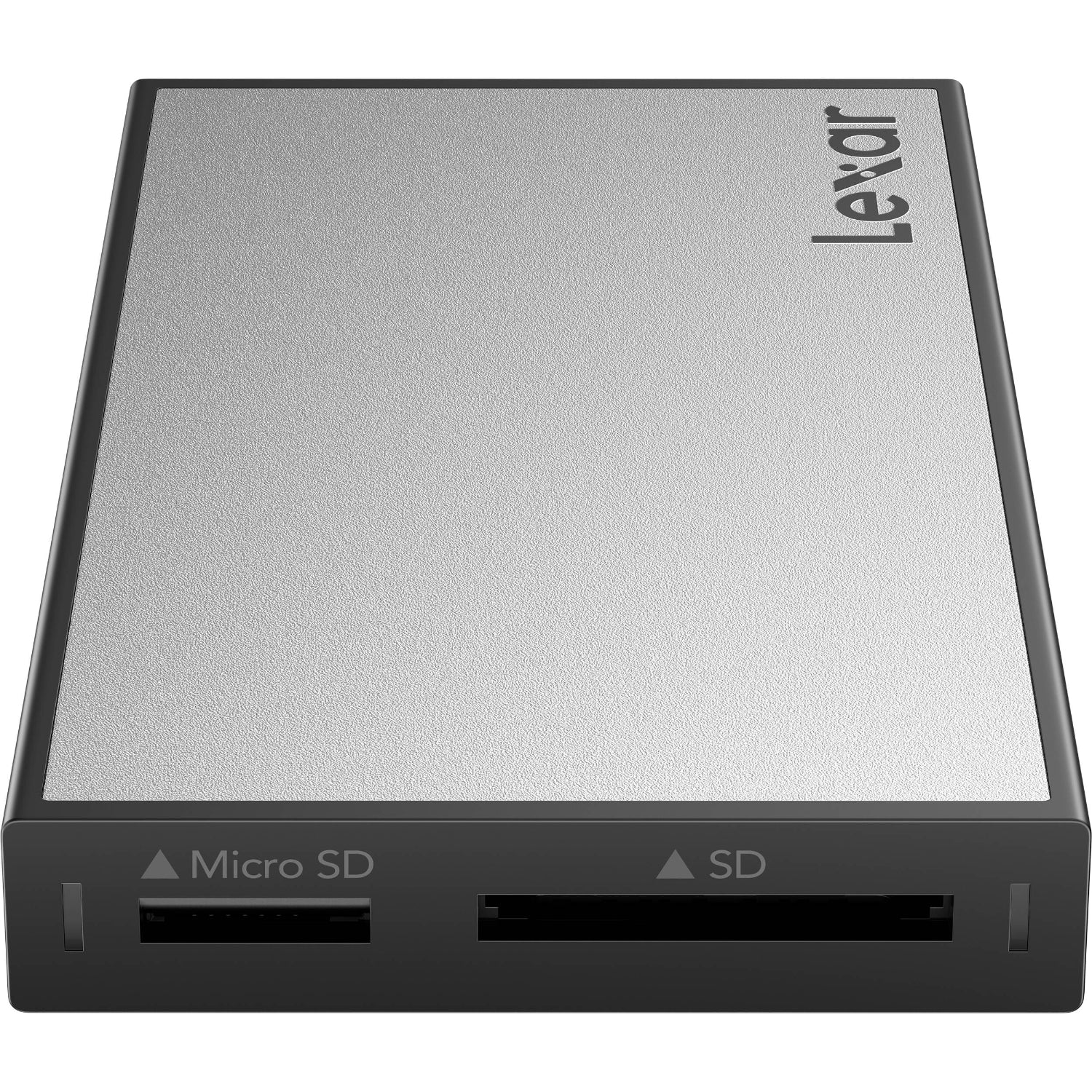 The Lexar Professional Workflow UHS-II Card Reader offers dual card slots and fast 312MB/s transfer speeds, which is compatible with Lexar Workflow systems.