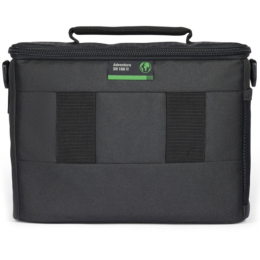 Lowepro Adventura SH 160 III black shoulder bag for mirrorless camera with kit lens
